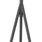 Homeroots 61 x 20.5 x 22 in. Faza 1-Light Matte Black Floor Lamp 397933 - alternate 3